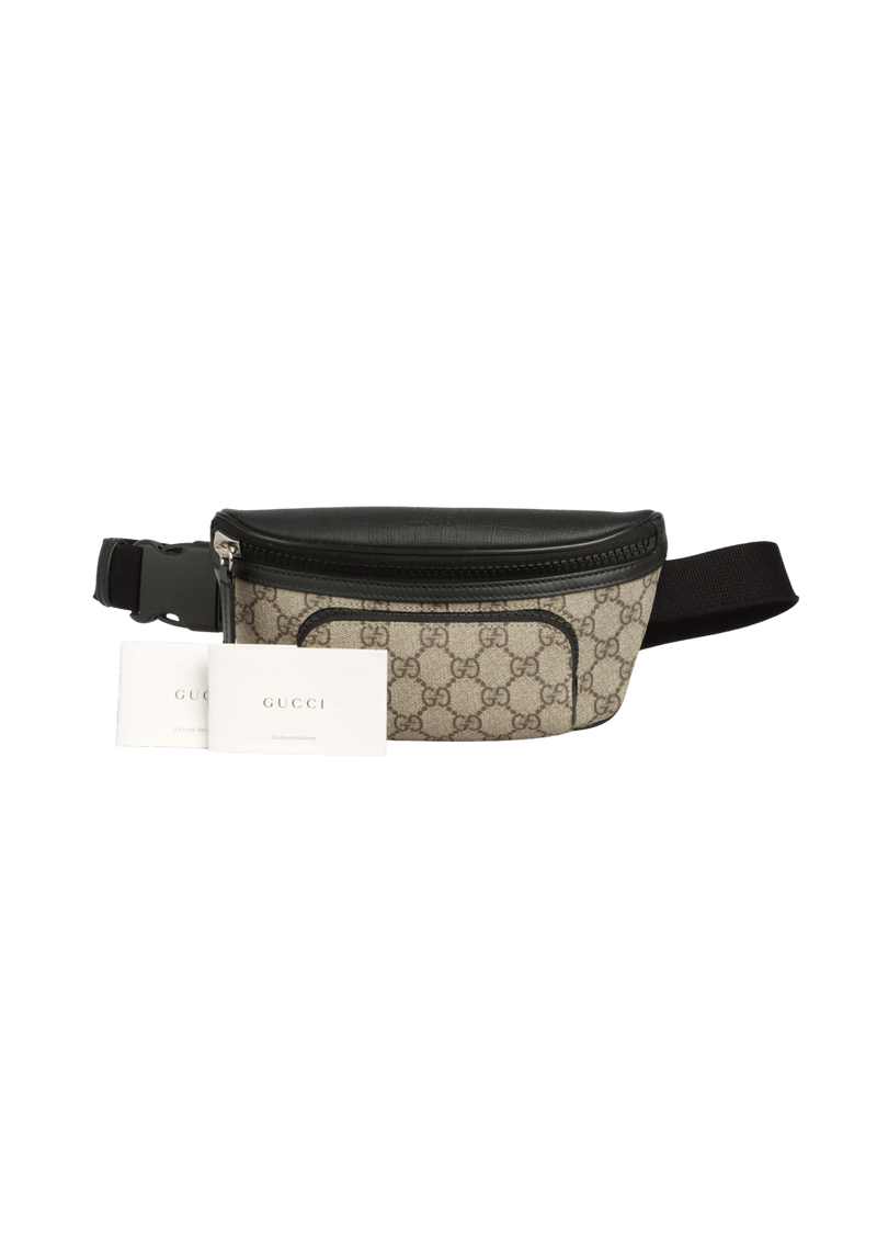 GUCCI Gg Supreme Belt - Black for Men