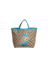 GIRL'S GG CANVAS MINI ZOO TOTE