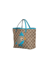 GIRL'S GG CANVAS MINI ZOO TOTE