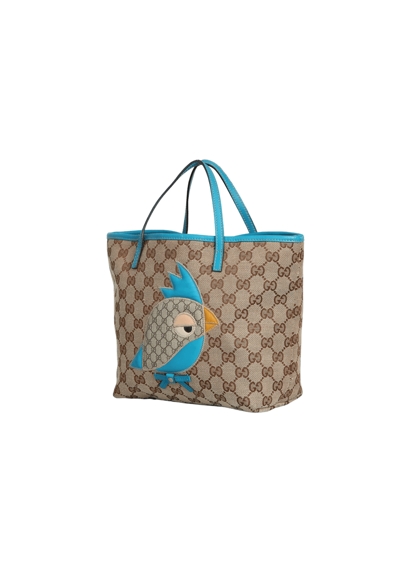 GIRL'S GG CANVAS MINI ZOO TOTE