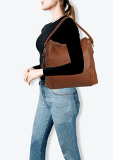 LEATHER BELLA HOBO