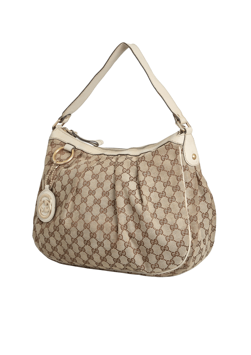 MEDIUM GG CANVAS SUKEY HOBO