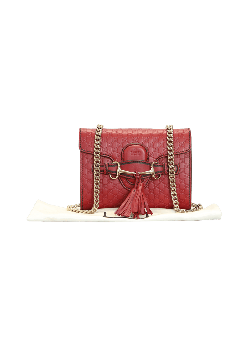 MINI MICROGUCCISSIMA EMILY BAG