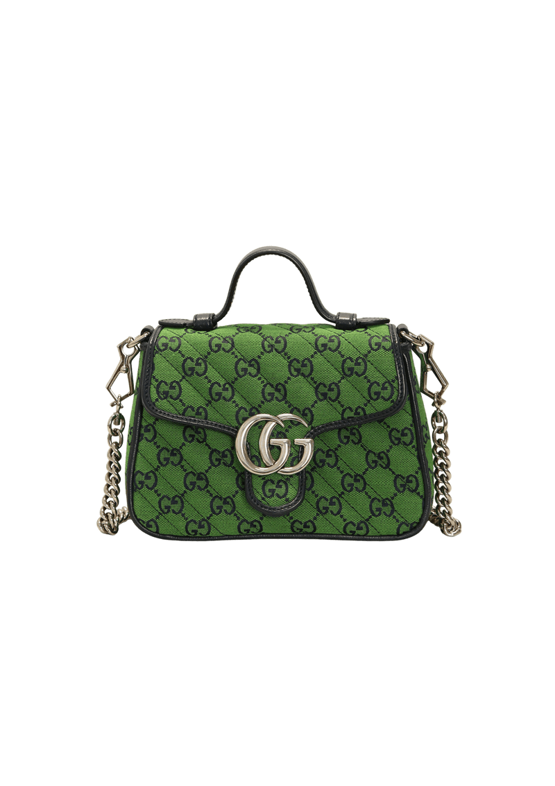 MULTICOLOR GG MARMONT MINI TOP HANDLE