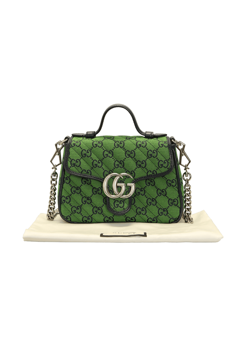 MULTICOLOR GG MARMONT MINI TOP HANDLE