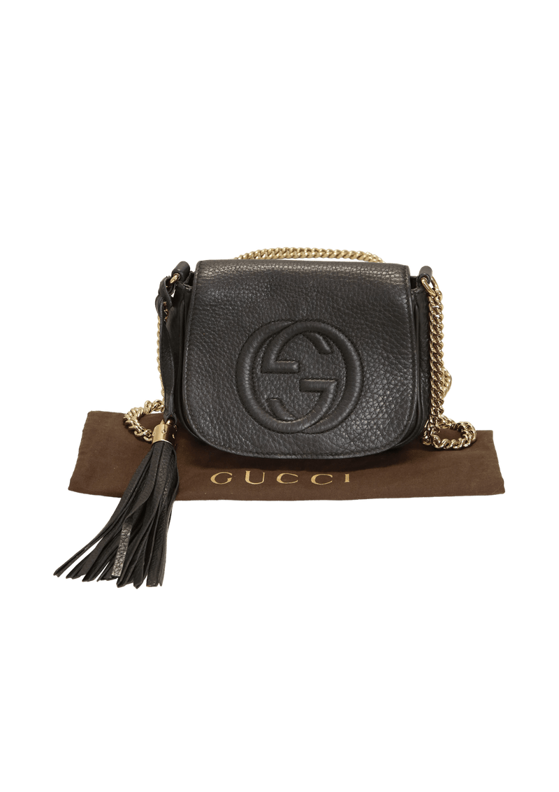 SMALL SOHO CHAIN FLAP BAG