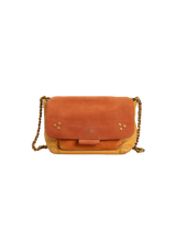SUEDE CHAIN-LINK BAG