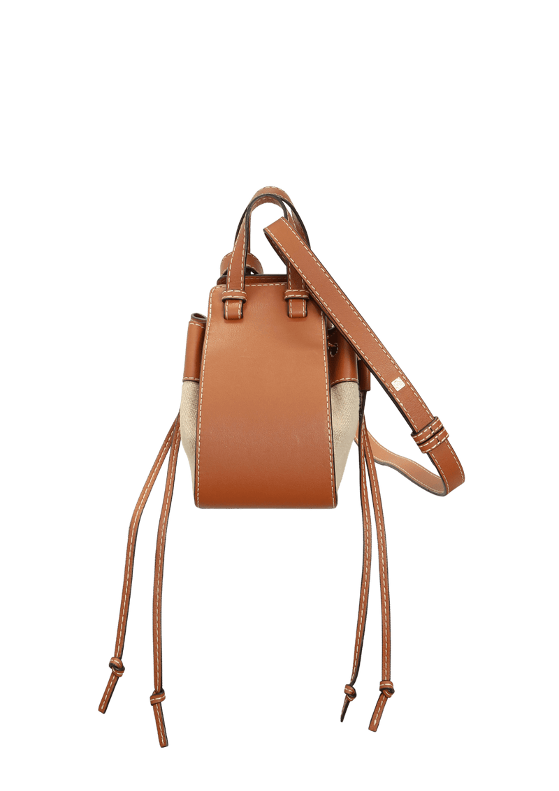 BOLSAS LOEWE MINI HAMMOCK BAG MARROM ORIGINAL Gringa