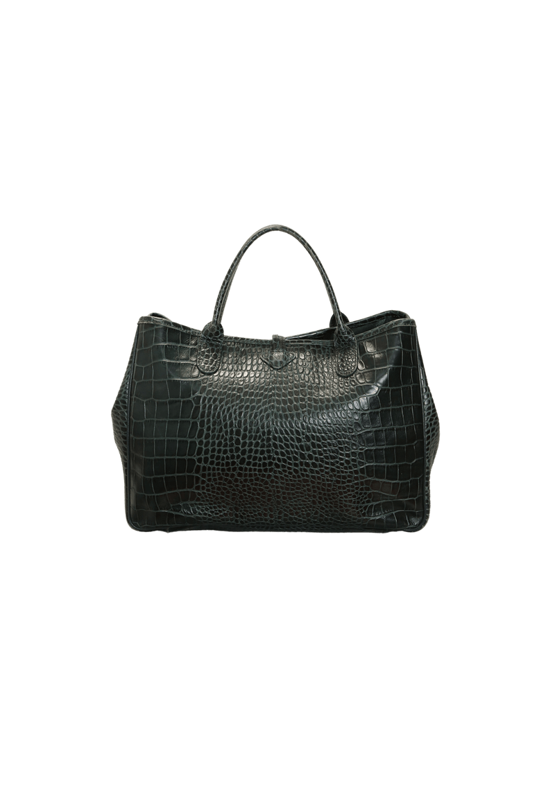 ROSEAU ESSENTIAL CROC EMBOSSED TOTE