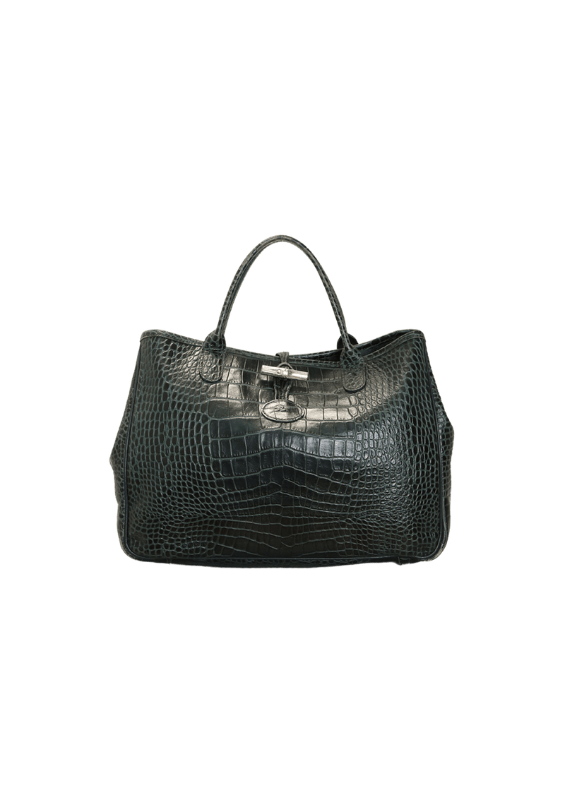 ROSEAU ESSENTIAL CROC EMBOSSED TOTE