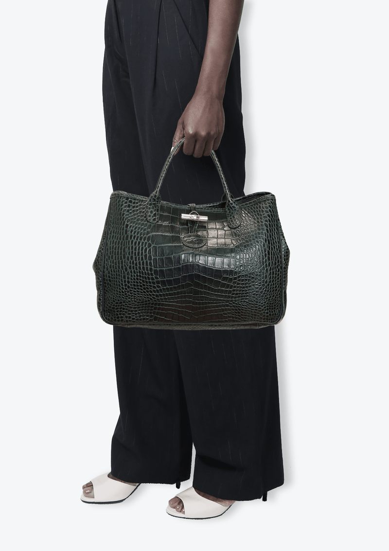 ROSEAU ESSENTIAL CROC EMBOSSED TOTE