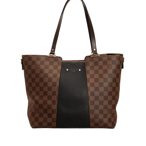 BOLSA LOUIS VUITTON DAMIER ÉBÈNE TROUSSE POCHETTE MARROM ORIGINAL – Gringa