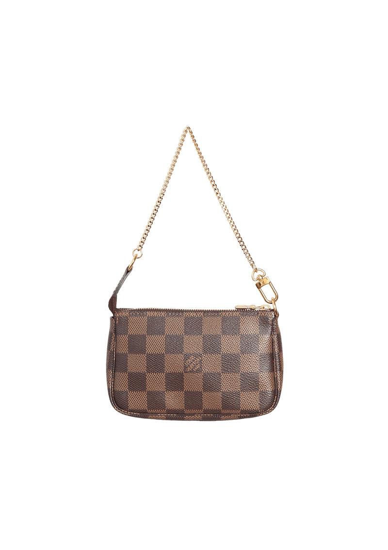 DAMIER ÉBÈNE MINI POCHETTE ACCESOIRES