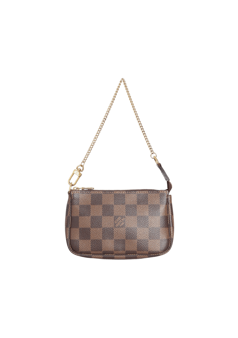 DAMIER ÉBÈNE MINI POCHETTE ACCESOIRES