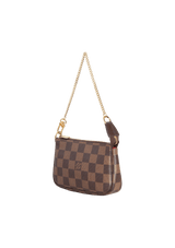 DAMIER ÉBÈNE MINI POCHETTE ACCESOIRES