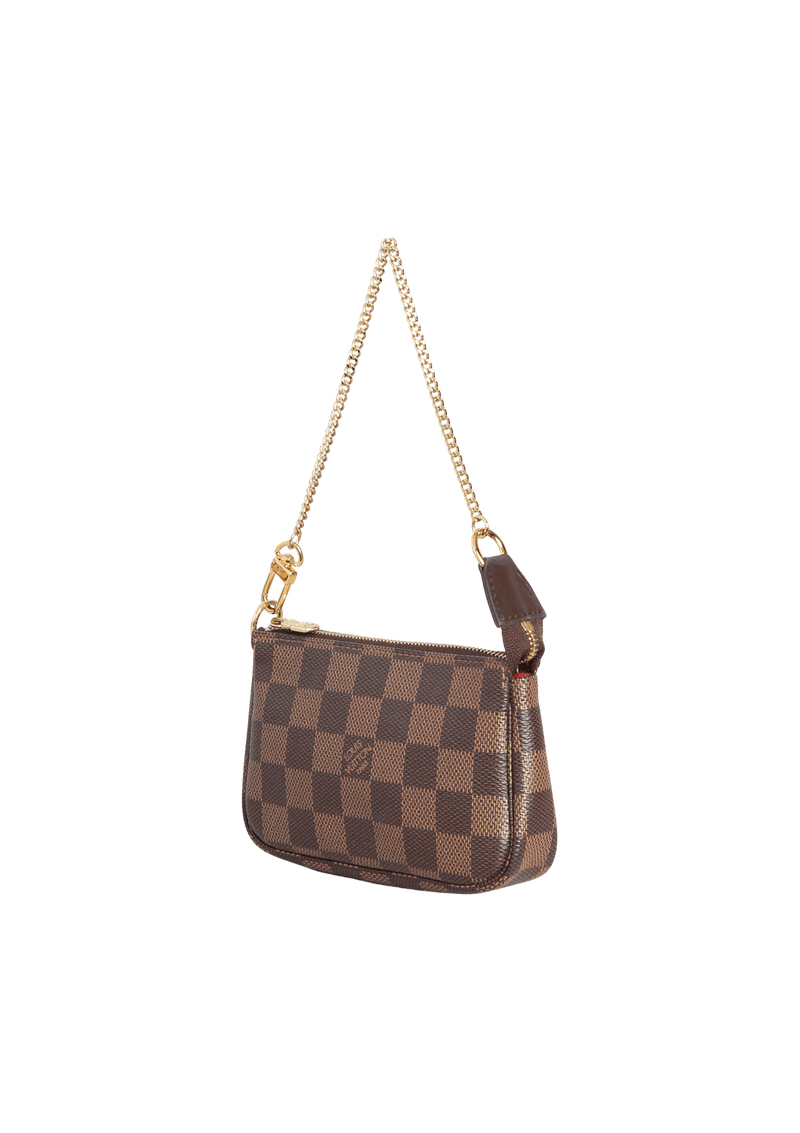 DAMIER ÉBÈNE MINI POCHETTE ACCESOIRES