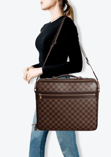 DAMIER ÉBÈNE PORTE ORDINATEUR SABANA