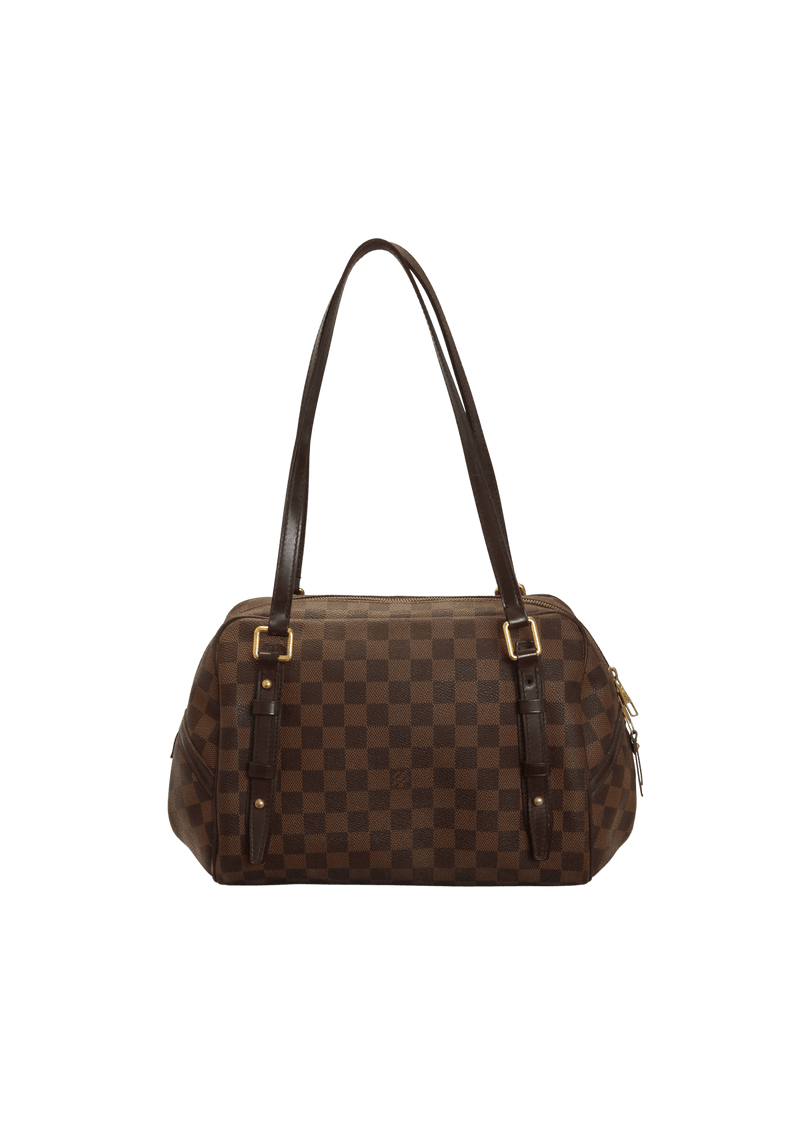 Louis Vuitton Damier Ebene Rivington Bowler Shoulder Bag