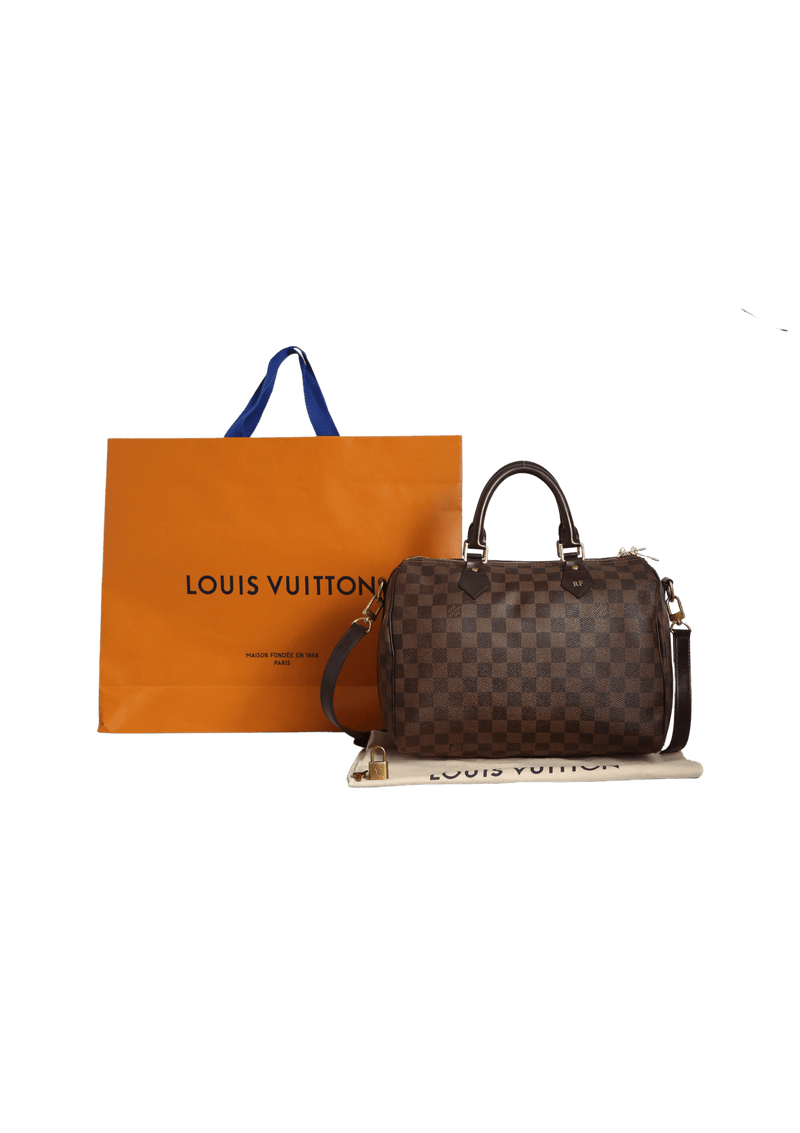 DAMIER ÉBÈNE SPEEDY 30 BANDOULIÈRE