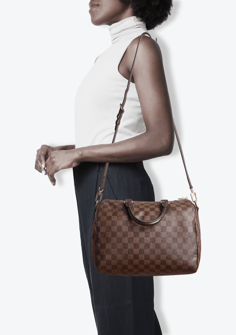 DAMIER ÉBÈNE SPEEDY 30 BANDOULIÈRE