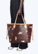 LIMITED EDITION MONOGRAM CATOGRAM NEVERFULL MM