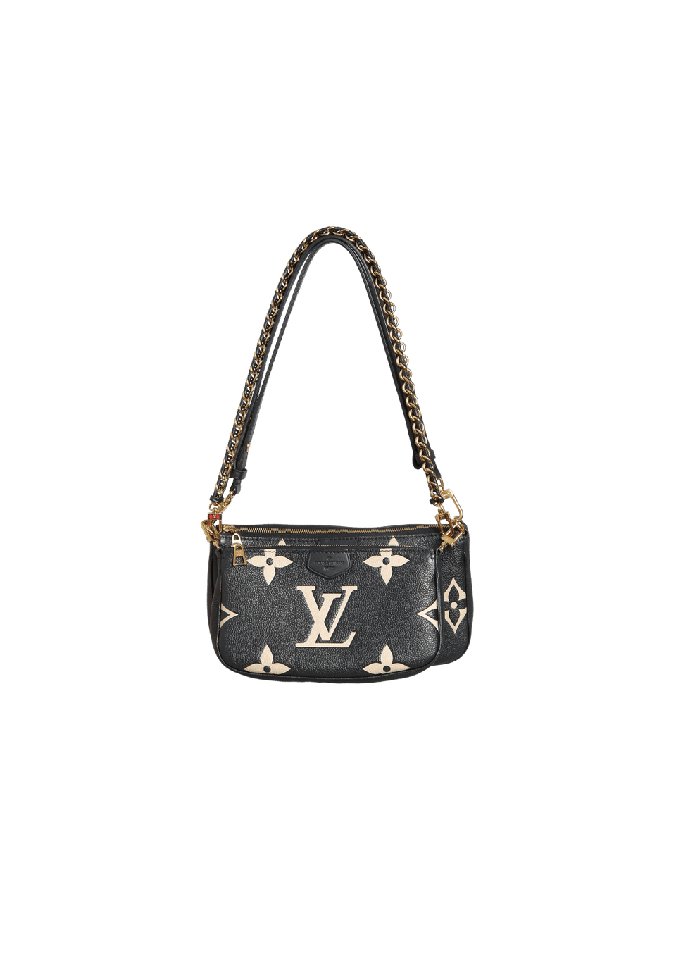 Pochette Multi Bolsa Empreinte Monogram VUITTON LOUIS 小物 Accessoires Bicolor Empreinte Monogram Couro 小物