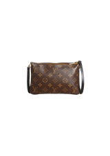 MONOGRAM GIANT REVERSE DOUBLE ZIP POCHETTE