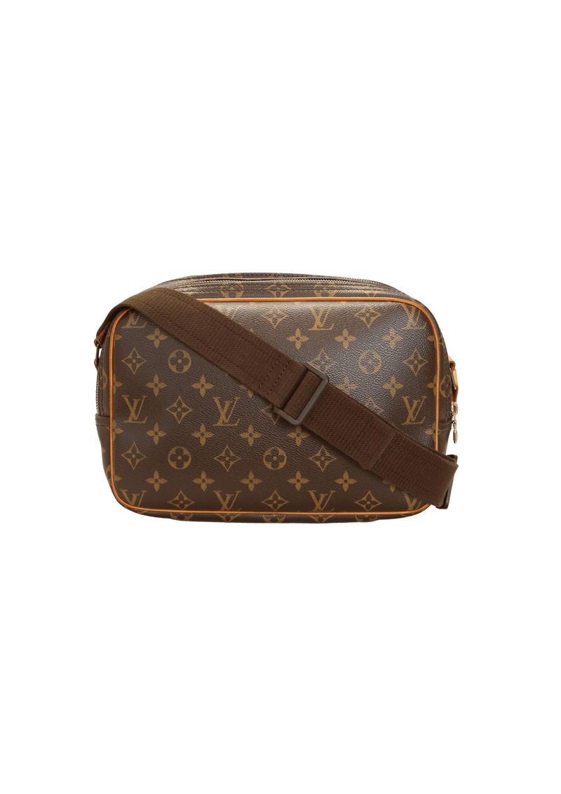 Louis Vuitton Monogram Reporter GM Brown