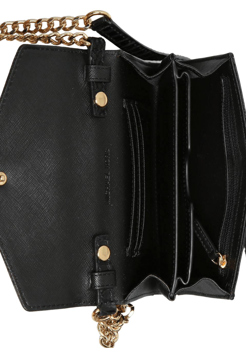 BOLSAS MICHAEL KORS JET SET XBODY TRAVEL ENVELOPE CLUTCH PRETO