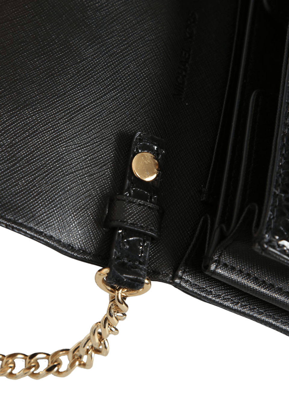BOLSAS MICHAEL KORS JET SET XBODY TRAVEL ENVELOPE CLUTCH PRETO