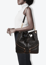 LEATHER SATCHEL BAG