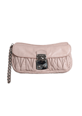 LEATHER WRISTLET