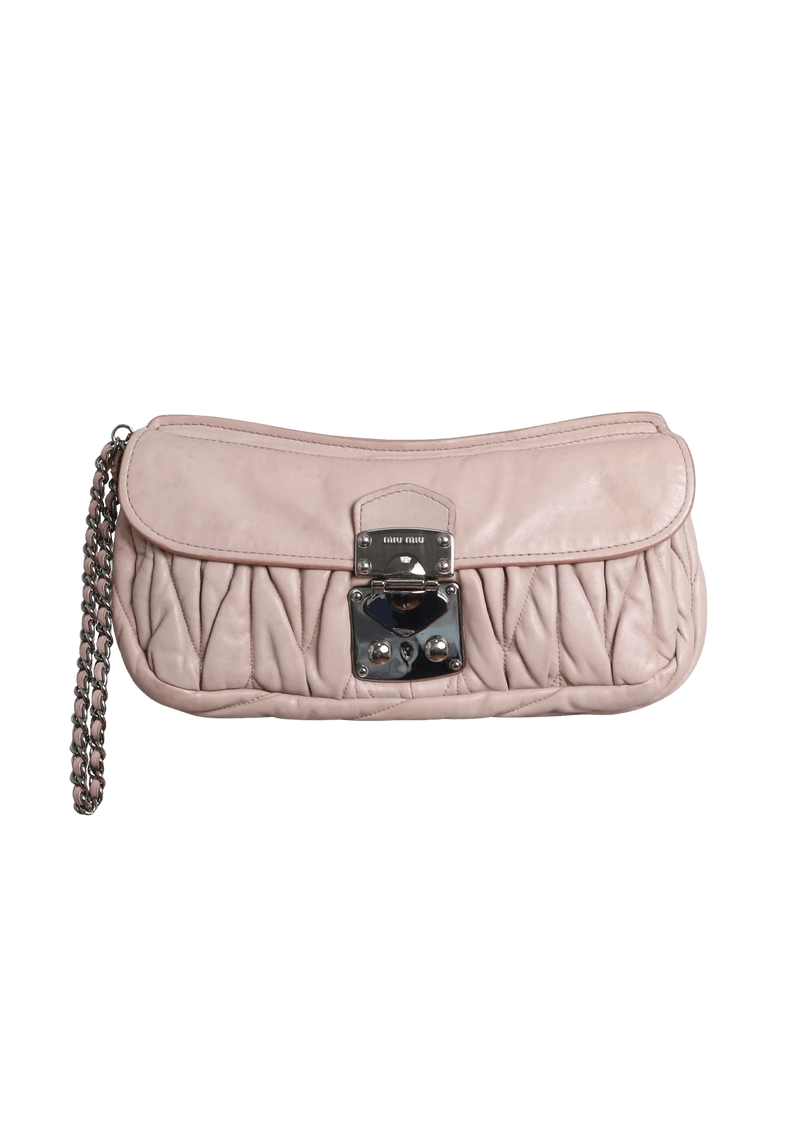 LEATHER WRISTLET