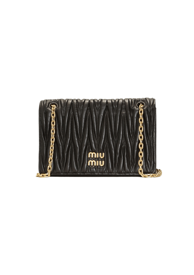 MATELASSE NAPPA FLAP BAG