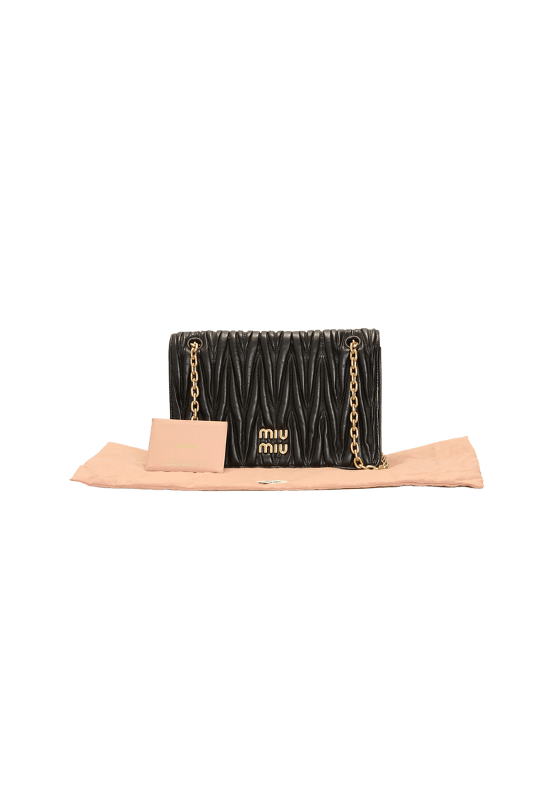 MATELASSE NAPPA FLAP BAG