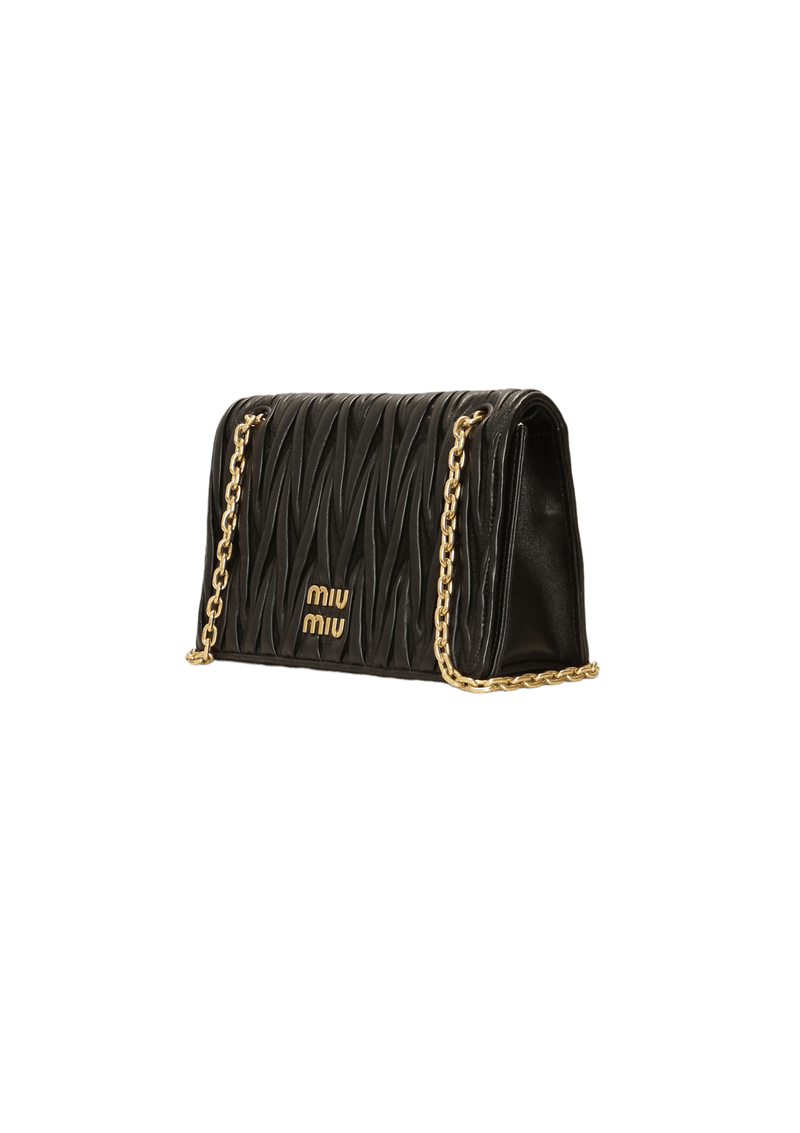 MATELASSE NAPPA FLAP BAG