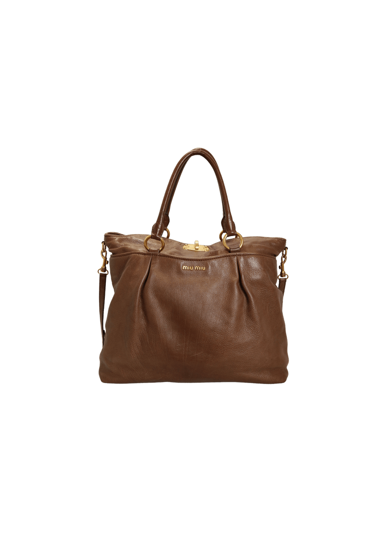 VITELLO SHINE SATCHEL BAG