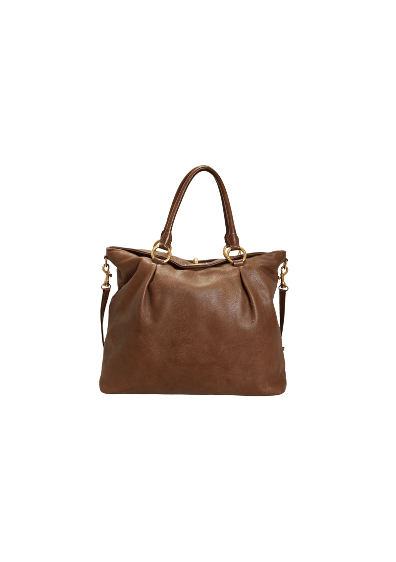 VITELLO SHINE SATCHEL BAG