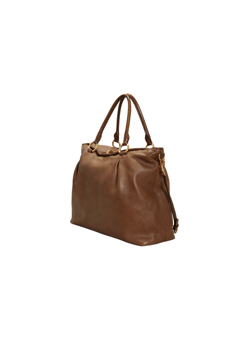 VITELLO SHINE SATCHEL BAG