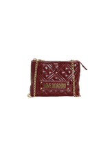 LEATHER CHAIN-LINK BAG