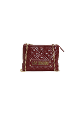 LEATHER CHAIN-LINK BAG