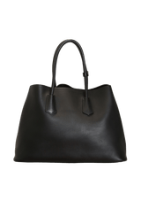 CITY CALF CUIR DOUBLE TOTE