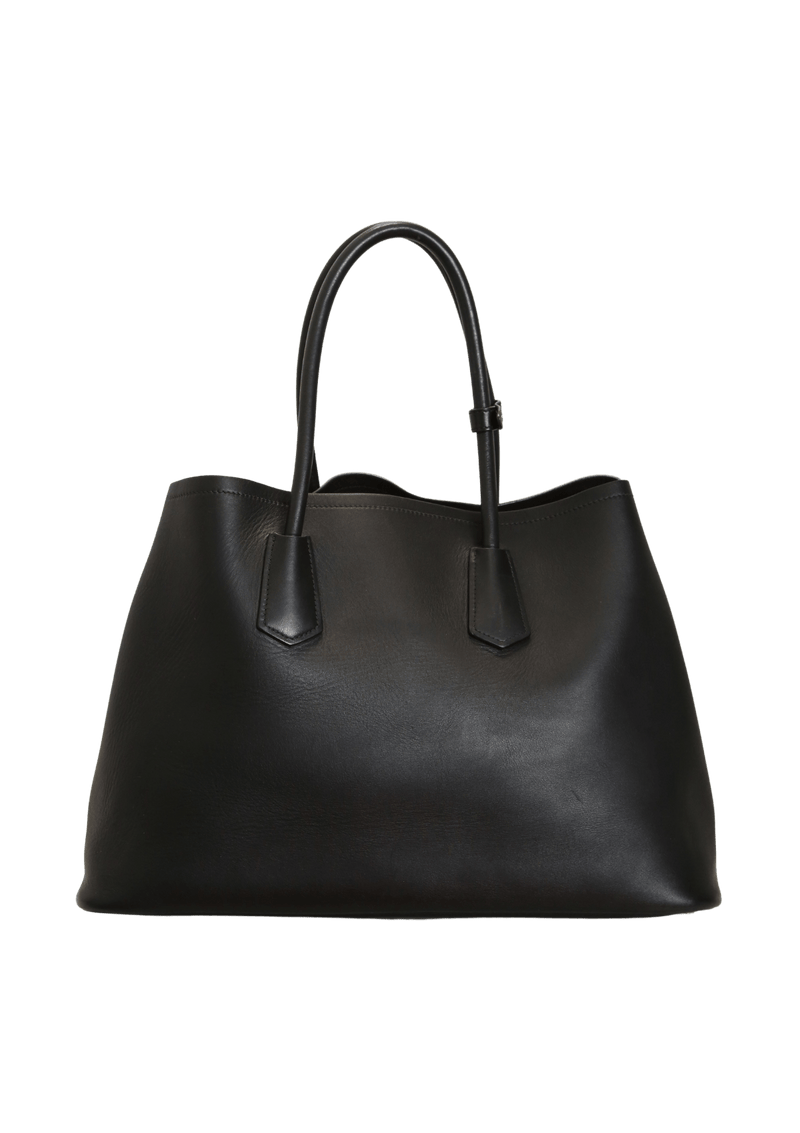 CITY CALF CUIR DOUBLE TOTE