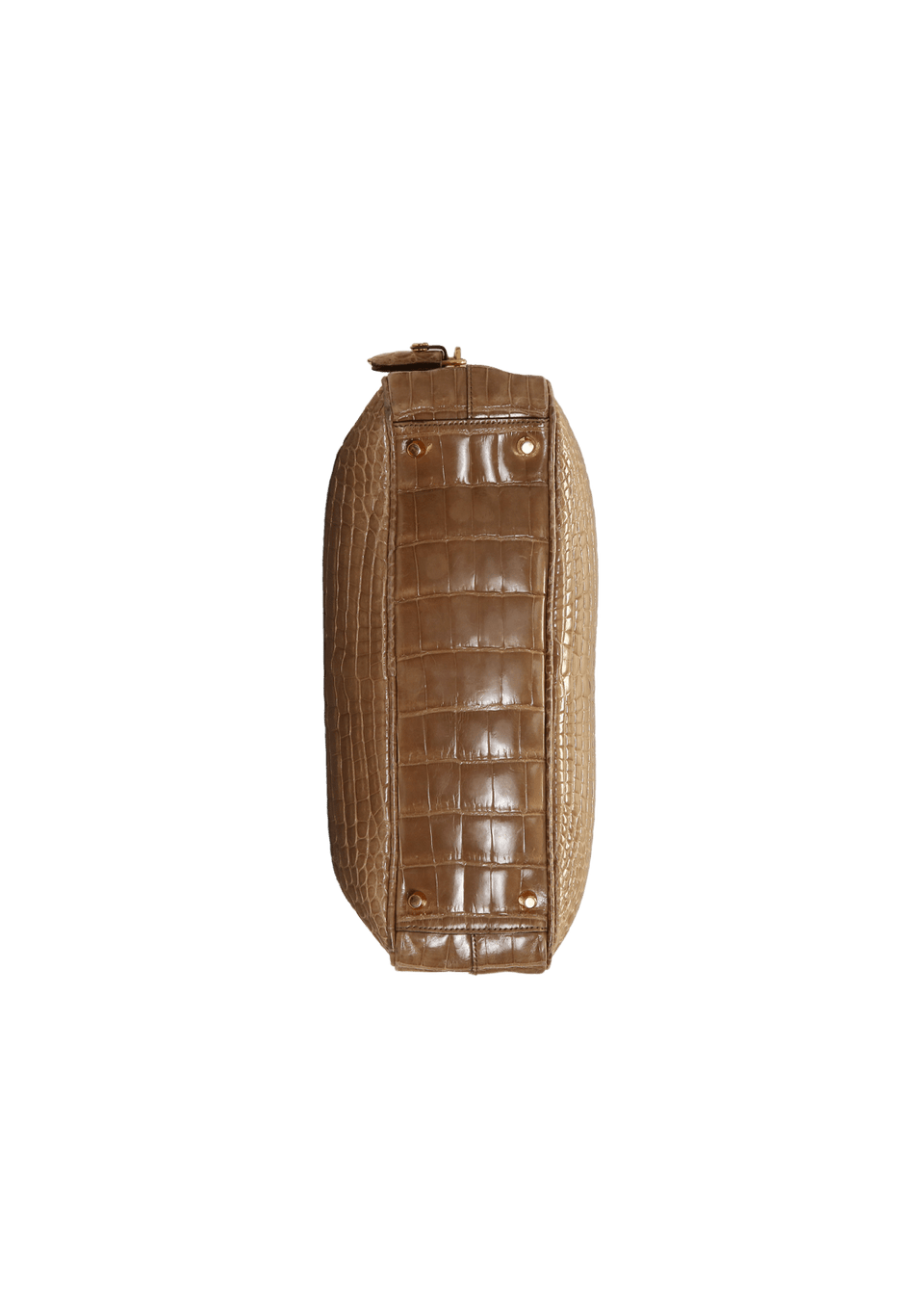 BOLSA PRADA CROCODILE SHOULDER BAG BEGE ORIGINAL – Gringa