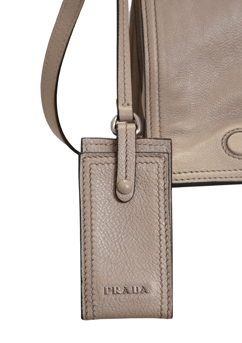 GLACE CALF ETIQUETTE MESSENGER