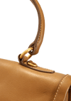 LEATHER FLAP BAG