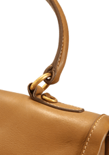 LEATHER FLAP BAG