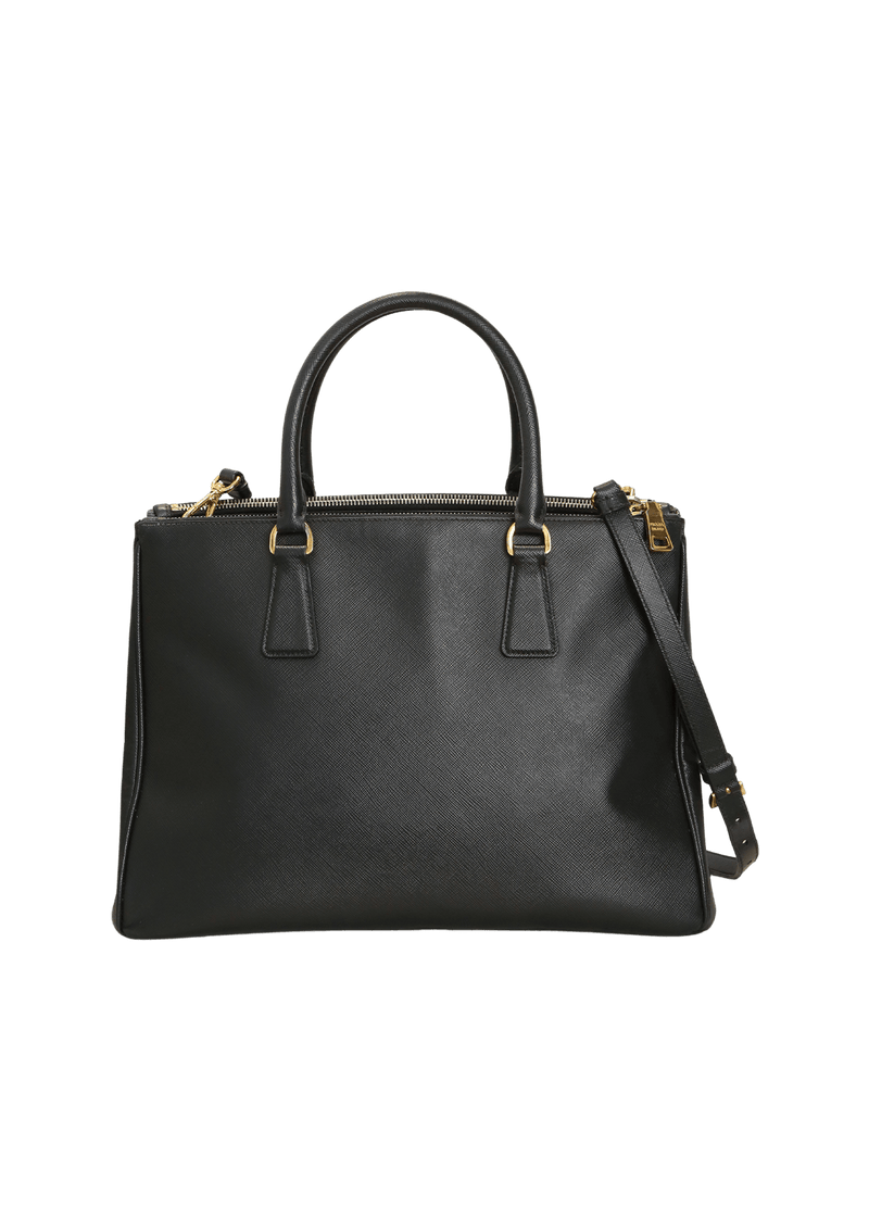 MEDIUM SAFFIANO LUX DOUBLE ZIP GALLERIA