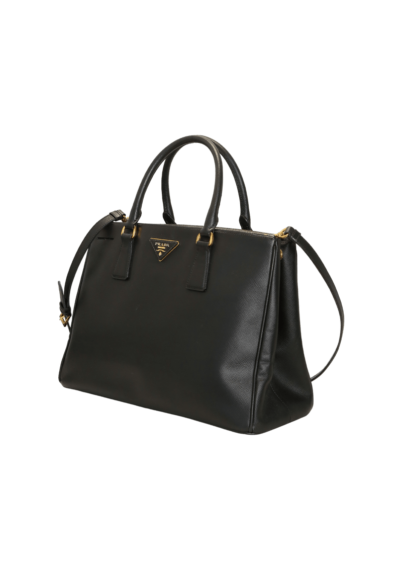 MEDIUM SAFFIANO LUX DOUBLE ZIP GALLERIA