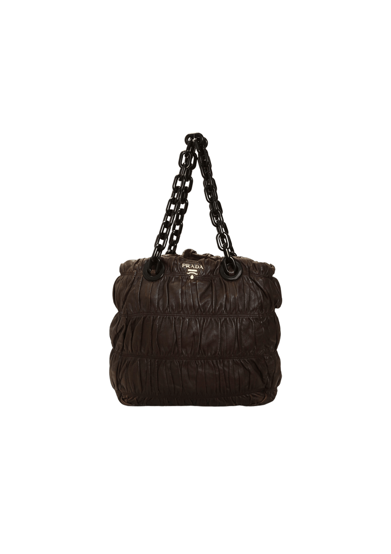 NAPPA GAUFRE CHAIN TOTE